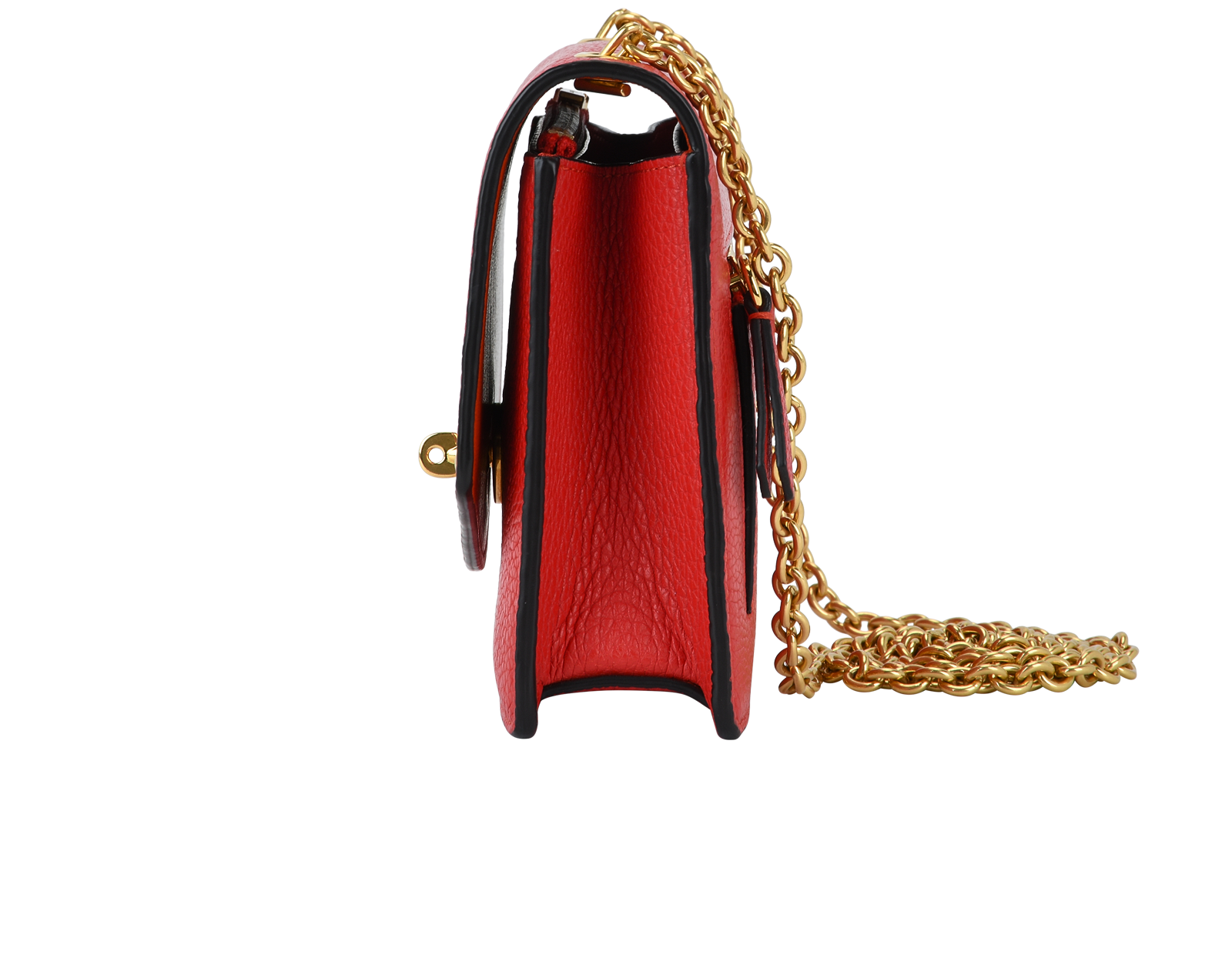 Small Darley, &pound;340, Handbags, Red, Leather, Bottom view
